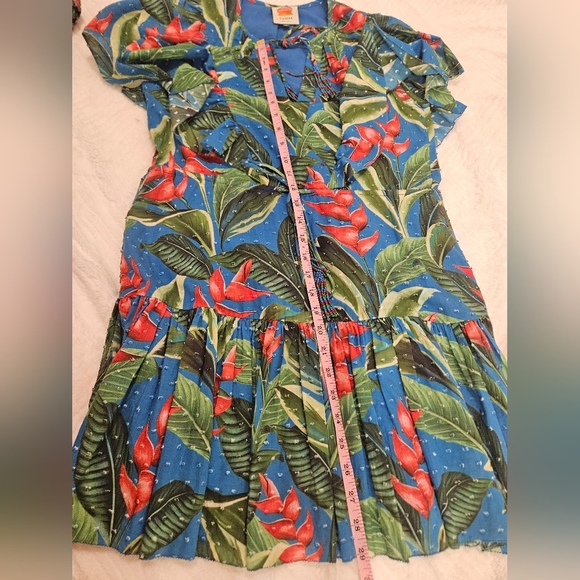 Farm Rio Dream Garden Floral Dress Size XS - Picture 9 of 14